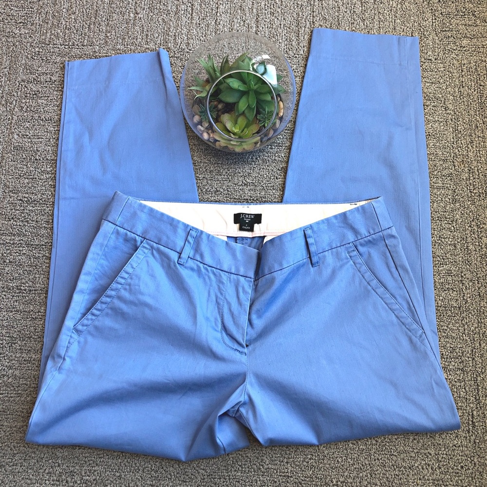 2/$20 💙 J. Crew Blue City Fit Pants Size 2 0058
